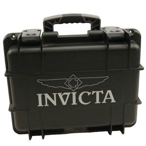 INVICTA HEAVY DUTY BLACK/GREY 8 SLOT WATCH CASE PROTECTOR BOX DIVE CASE
